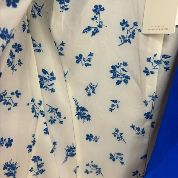 Skies Are Blue Vibrant Blue Women's Blazer - Picture 8 of 12